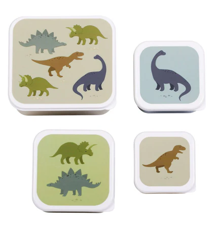 [124405977] A Little Lovely Company lunch & snack box set Dinosaurussen