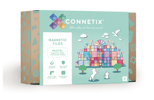 [467279] MAGNETISCHE BLOKKEN, 120, Creative Pack, Magnetic Tiles, pastel, kunststof, vanaf 36 maanden, inhoud: 120 stuk(s)