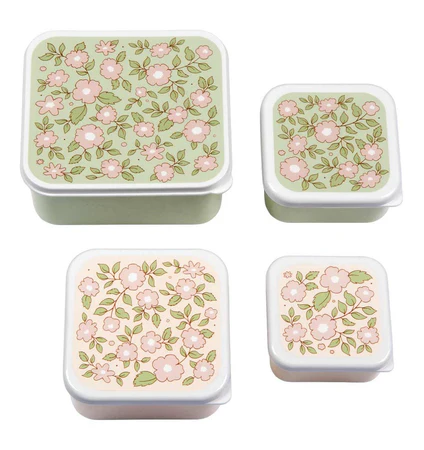 [137231892] A Little Lovely Company lunch & snack box set Bloesems