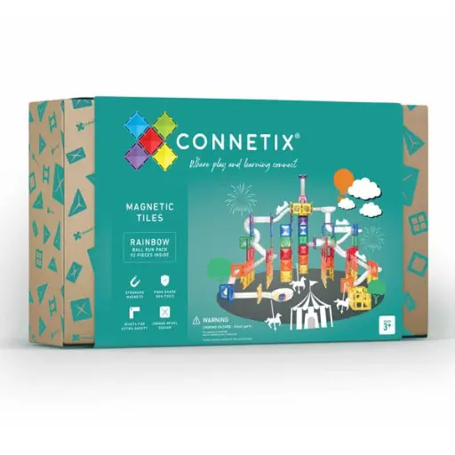 [139961978] Connetix Tiles 92 Piece Ball Run Pack magneetblokken