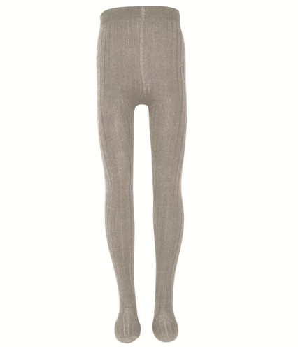 BROEKKOUSEN, beige, M:68, dunkel beige mel, 6 maand, girls, uni rib, 1 paar, kousen