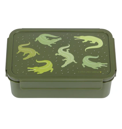 [145413130] A Little Lovely Company Bento brooddoos Krokodillen