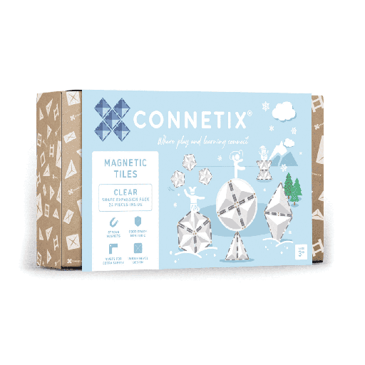 [146525001] Connetix Tiles Clear Shape Expansion Pack 24 pc magneetblokken