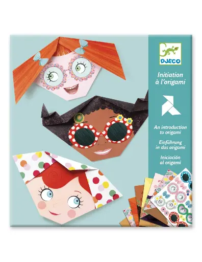[151338615] Djeco origami vouwblaadjes grappige gezichten
