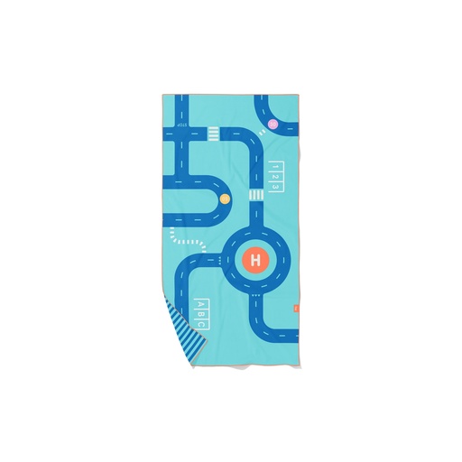 [151781088] Quut Strand Handdoek Road (140cm x 70cm)