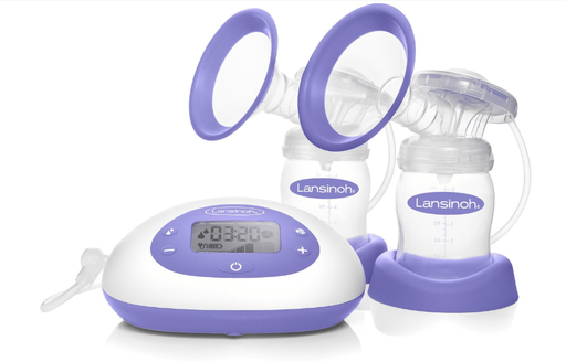 [328330] BORSTPOMP, elektronisch, 2 in 1 Electrische borstpomp, incl.fles:2x160 ml, flex borstschelp,instelb. zuigkracht
