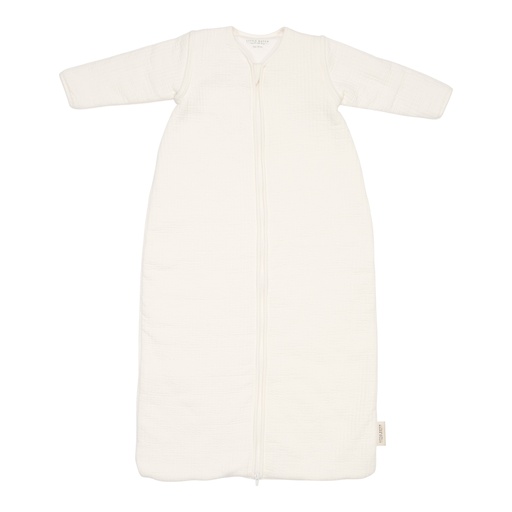 [445413] SLAAPZAK, 70cm, LM, 2.6TOG, Pure Soft White, met mouwen, uni, katoen, klassiek model