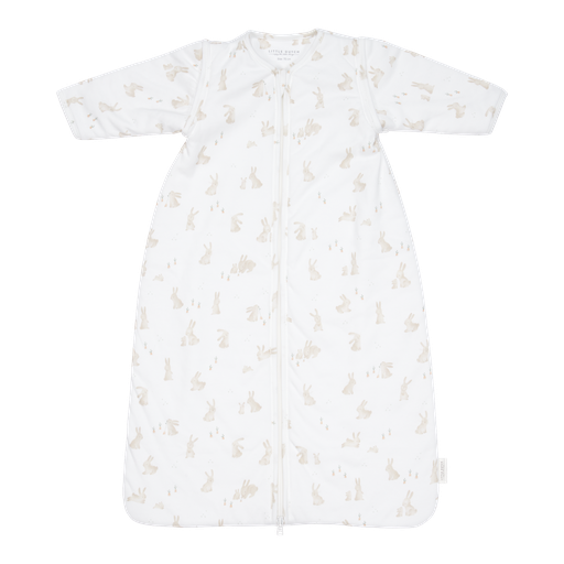 [469768] SLAAPZAK, 70cm, baby bunny, Newborn Naturals, met mouwen, wit/ecru, aop konijntjes, klassiek model, winter