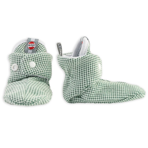 [415497] SCHOENEN, 0-3M, peppermint, Ciumbelle, boys/girls, parkschoentjes, groen, uni/gewafeld, met velcro, katoen