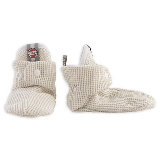 [428550] SCHOENEN, 0-3M, cloud dancer, Ciumbelle, boys/ girls, parkschoentjes, wit, uni/ gewafeld, met velcro, katoen