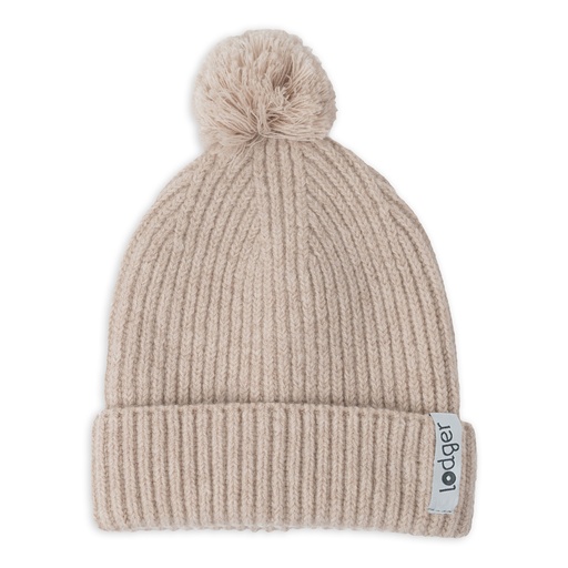 MUTS, Folklore, Hatter, beige, 50-62, 0-3 m, boys/girls, ecru, uni, appl pompon, bolmodel, Merino wol