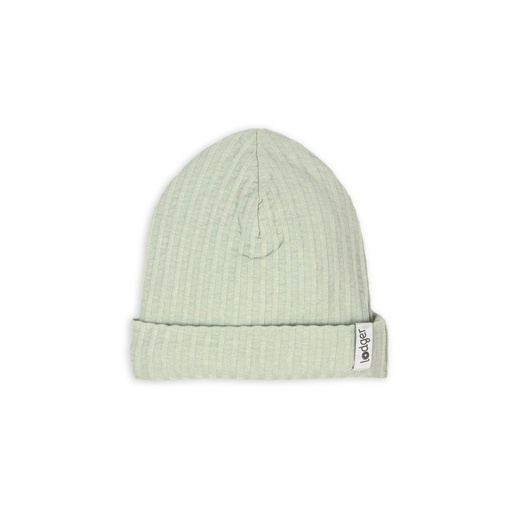[464090] MUTS, Seersucker, silk, M:50-68, 0-6 m , boys/girls, groen, Beanie, uni/plooien, bolmodel/geboortemuts, katoen