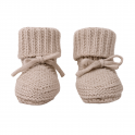 [464366] SCHOENEN, Slipper Knit Cotton,0-6m,birch , boys/girls, parkschoentjes, ecru, uni katoen