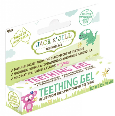 [366216] TANDGEL, 15gr, milde vanille smaak, Natural Teething Gel, 1 stuk(s), tandverzorging