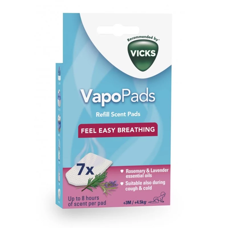 [233065] AROMAPADS, VapoPads, rozemarijn/Lavendel vr luchtbev. Mini/Top Fill Cool Mist/ Sweet Dreams/Vapors/Diffuser, 7 stuk(s)