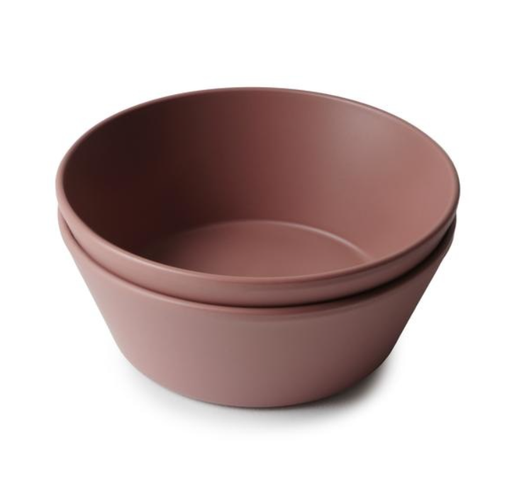 [396239] KOM, Bowls Round, rond, woodchuck, paars/bruin, uni, PP, 2 stuk(s), bord