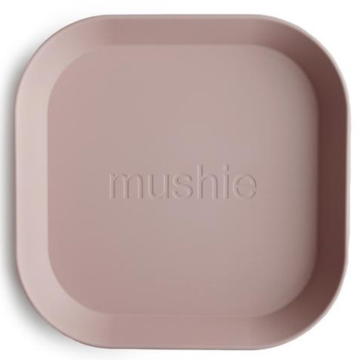 [396260] PLAT BORD, Plates Square, blush, vierkant, roze, uni, PP, 2 stuk(s), bord