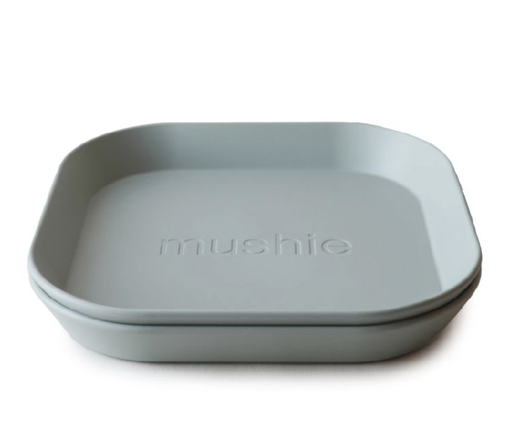 [398820] Mushie | Plat Bord Square Sage PP Groen 2-pack