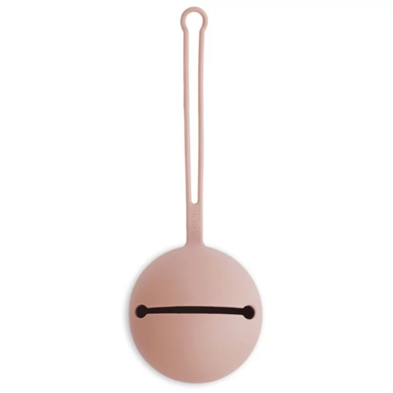 [401005] FOPSPEENHOUDER, blush, roze, uni, silicone, met bevestigingsclip, vr 2 fopspe(e)n(en)