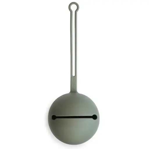 [401007] FOPSPEENHOUDER, dried thyme, groen, uni, silicone, met bevestigingsclip, vr 2 fopspe(e)n(en)
