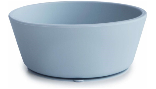 [429141] KOM, Bowl, rond, powder blue, blauw, uni, silicone, met zuignap, 1 stuk(s), bord