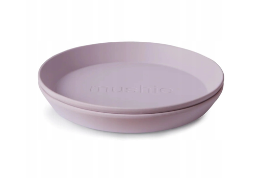 [434814] PLAT BORD, Plates Round, rond, soft lilac, paars, uni, PP, 2 stuk(s), bord