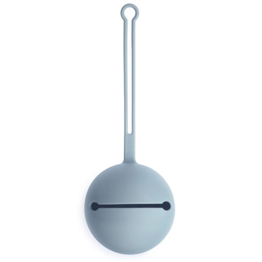 [434830] FOPSPEENHOUDER, powder blue, blauw, uni, silicone, met bevestigingsclip, vr 2 fopspe(e)n(en)