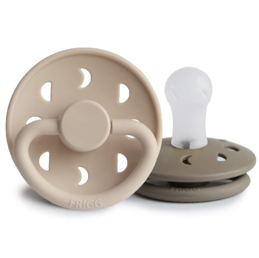 [451823] FOPSPEEN, Moon, 0-6m, o/p, sil, croiss croissant/portobello, siliconen speen, ortho/physio, T1, 2 stuk(s)