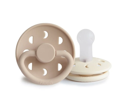 [451835] FOPSPEEN, Moon, 6-18m, o/p, sil, cream/ croissant, siliconen speen, ortho/physio, T2, 2 stuk(s)