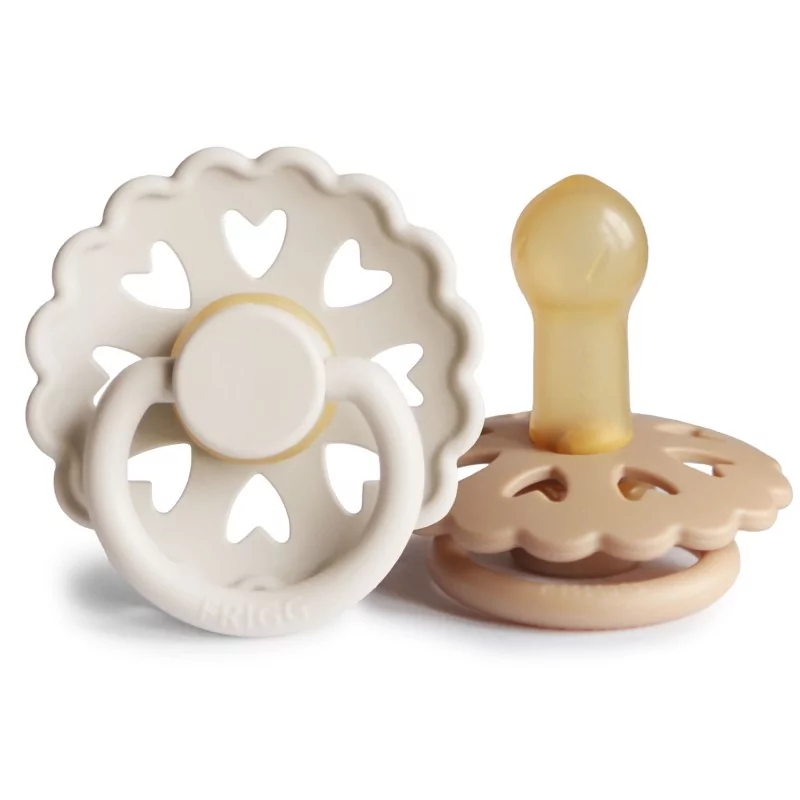 [451990] Frigg | Fopspeen Ortho/Physio Rubber Fairytale Duckling/Emperor T2 6-18m 2-pack