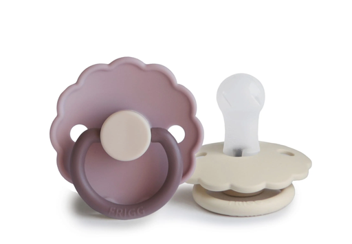 [466490] FOPSPEEN, Daisy, 0-6m, o/p, sil, lavender haze/cream, siliconen speen, ortho/physio, T1, 2 stuk(s)