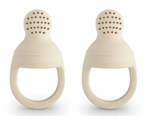 [473656] SABBELSPEEN, shifting sands, ecru, siliconen, met dop, Silicone Fresh Food Feeder, 2 stuk(s), 2023
