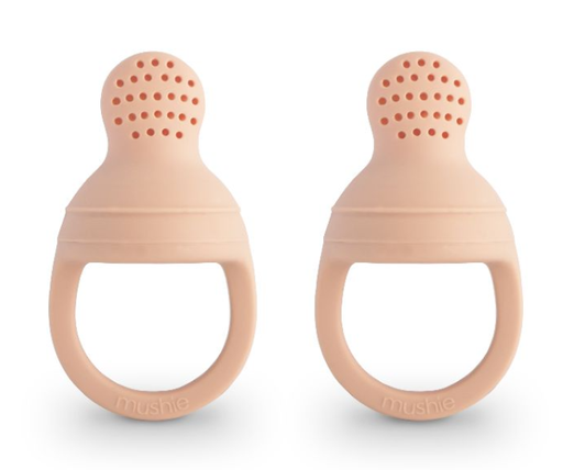 [473660] SABBELSPEEN, blush,roze, siliconen, met dop, Silicone Fresh Food Feeder, 2 stuk(s), 2023
