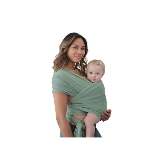 [477391] DRAAGDOEK, Carrier Wrap, cambridge blue, groen, uni, M:one size, biologisch katoen, L:5,40 meter