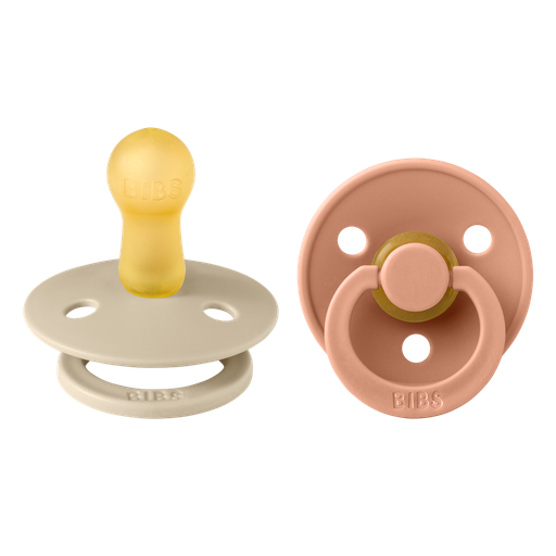 [431378] FOPSPEEN, Colour, 2-Pack T2, vanilla/pea peach, natuurlijk rubber, 6-18m, ecru/roze, ortho/physio, 2 stuk(s)
