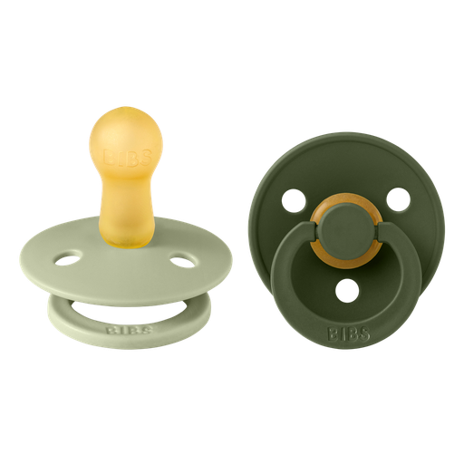 [431405] FOPSPEEN, Colour, 2-Pack T2, sage/hunter green, natuurlijk rubber, groen, 6-18M ortho/physio, 2 stuk(s)