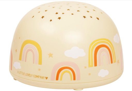 [466736] NACHTLAMP MET PROJECTIE, Regenbogen, Projector Light, ecru, all over regenbogen print, bol, in kunststof