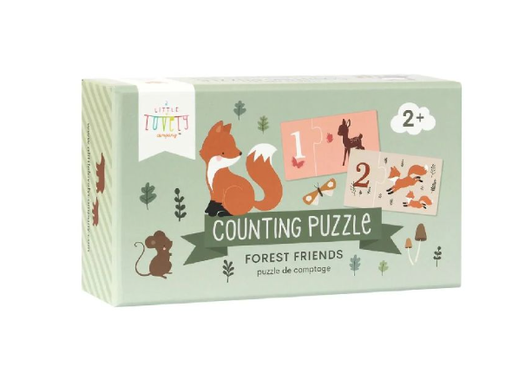 [466740] PUZZEL, Counting Puzzle, bosvriendjes, multikleur, karton, vanaf 24 maanden