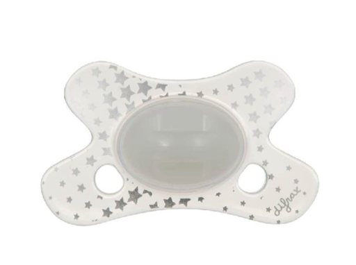 [268122] FOPSPEEN, Dental 0-6M, sil, GID, ster, siliconen speen, dental/anatom, glow in the dark, 1 stuk(s), 2023