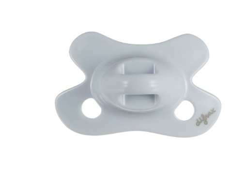 [398117] Difrax | Fopspeen Natural Pure Collection Siliconen Speen Ortho/Physio Ice Newborn -2/2M