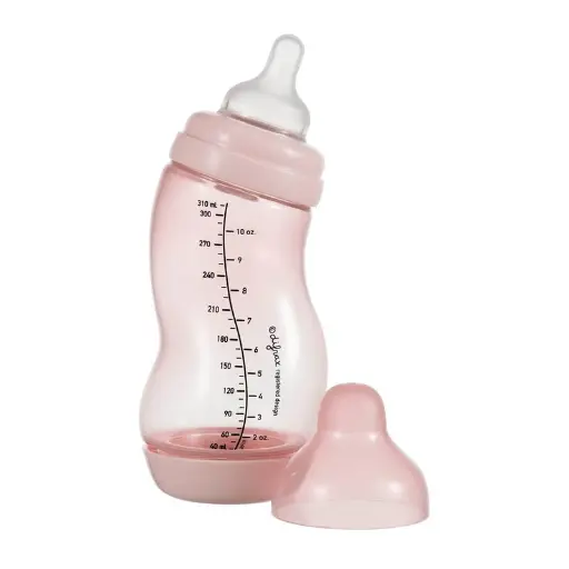 [403638] BREEDHALSFLES/S-FLES, 310 ml, W, bloss blossom, Basic, Wide, siliconen speen/1 gaatje, 0m+, 1 stuk(s), fles, 2023