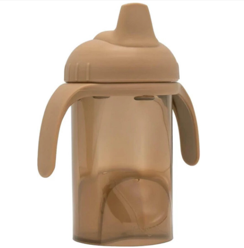 [456815] DRINKBEKER, 250 ml, caramel, bruin, uni, kunststof, handvatten, drinktuit, 1 stuk(s), 2023