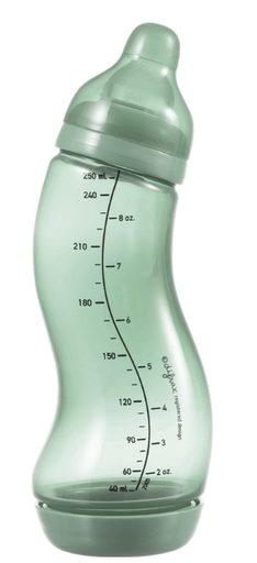[456854] STANDAARDFLES/S-FLES, 250 ml, N, sage, Trend, Natural, silic speen/1 gaatje, 0m+, 1 stuk(s), fles, 2023