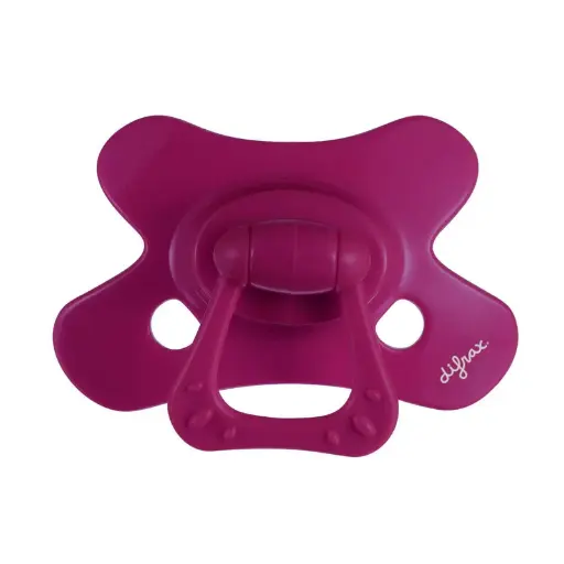 [456902] Difrax | Fopspeen Natural Wild/Berry Pure Collection Siliconen Speen Ortho/Physio 12-18M