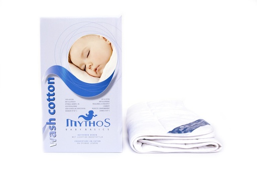 [280013] Mythos | Donsdeken Enkel Wash Cotton Wit 100x135cm  