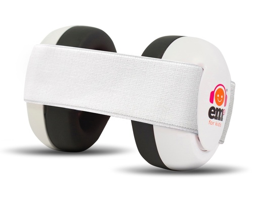 [300262] Em's for kids | Gehoorbescherming Baby Schelp Wit Hoofdband Wit 