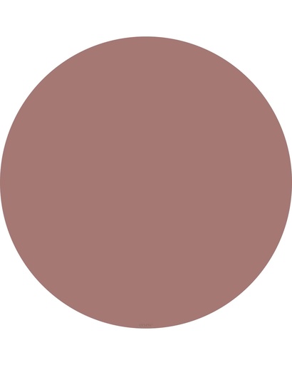 [413255] KNOEIMAT, Round Splash Mat, powder blush, roze, uni, rond model, vinyl, 0.1x110cm
