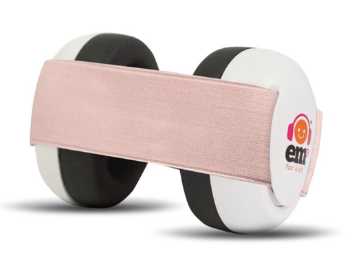 [477543] Em's for kids | Gehoorbescherming Baby Schelp Wit Hoofdband Coral 