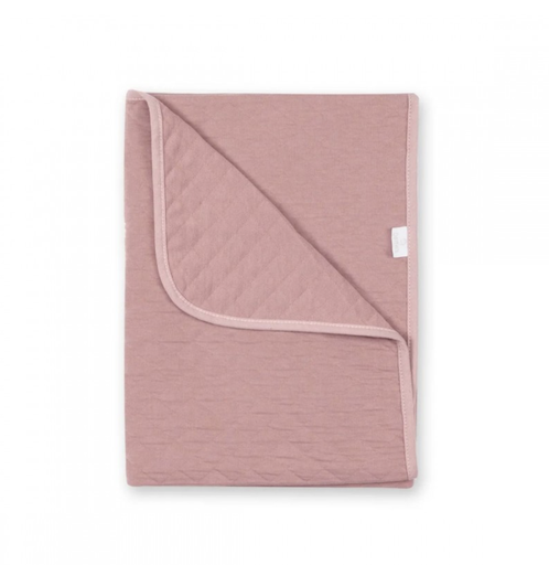 [449973] DEKEN, 75x100cm, 1.0TOG, vintage, roze, Quilted, roze, matelassé, jersey, voor wieg, 2023/24