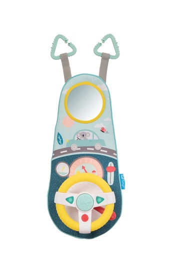 [386579] AUTOSPEELTJE, Car Wheel Toy, Koala Daydream, stuurwiel, katoen/kunststof, vr in de wagen/activities